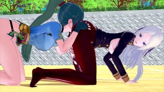 LESBIAN LYNL X EDELGARD (3D HENTAI)