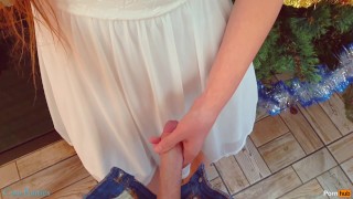 圣诞节 晚餐 阶梯 Step Sister Gave Her Pussy After Christmas Dinner #XMAS 2021