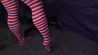 Candy cane legs flex