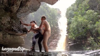 SHE IS ALWAYS HORNY WHEN WE ARE PUBLIC AT MOUNTAINS - HAVEAGOODTRIP4K