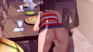 FAIRY TAIL Wendy Marvell Christmas costume (3D HENTAI)