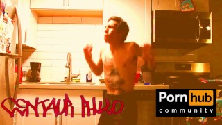 handsome guy lip syncs: The Doors "not to touch the earth"
