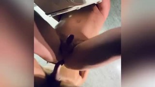 Fuck my roommate hard in the bathroom