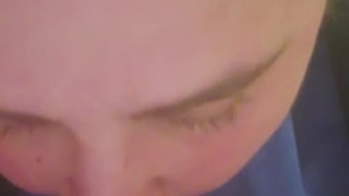 SUCKING THE DILDO 