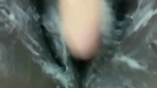 Horny school girl fucks ebony cunt until she squirts 