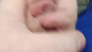 Quick jerk off while at work