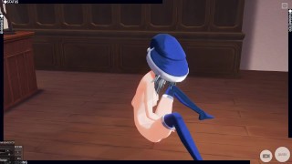 3D HENTAI trailer Snow Maiden fucks herself with a vibrator and does AHEGAO