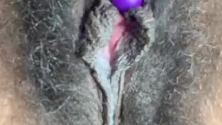 close up while my pussy drips cum
