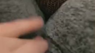 Rubbing my clit through my leggings 