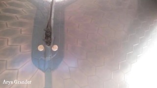 Latex Rubber Fetish Catsuit Homemade Video of Curvy Girl In Texturized Fetisch clothes