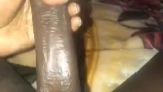 Masturbation black cock
