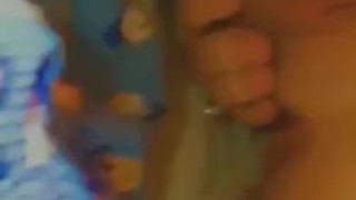 Masturbating