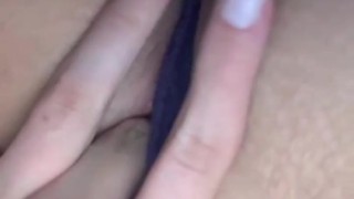 Little Pussy Gets Fingered On Bored Day