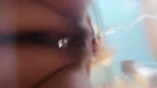 Tik Tok Hairy Peeing Pussy Close Up. MILF Pee Desperation Closeup Piss
