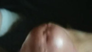 Up close jack off cum shot