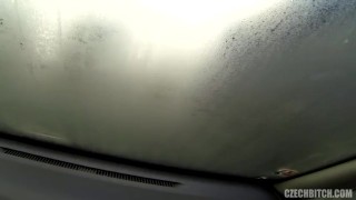 un polvo en el carro