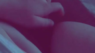 Teen playing with herself on the couch