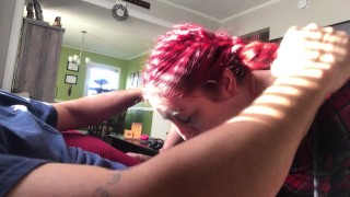 Stepsister couldn’t wait for stebsibling too come home from work and fuck her