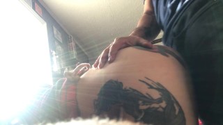 Long dick rams cheating tattooed alternative wife