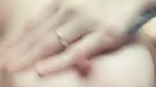 Massaging Big Tits Tattooed Babe 