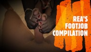 FOOTJOB COMPILATION - BEST OF REA