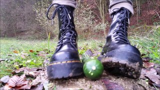 Food Stomping and Trampling with Doc Martens Boots (Trailer)