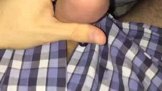 Licking my precum 
