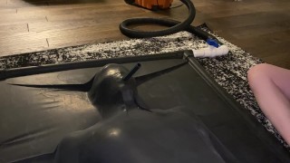 Latex Vacbed Porn - CUTE GIRL IN LATEX VACBED CUMS OVER AND OVER - Free Porn Videos - YouPorn