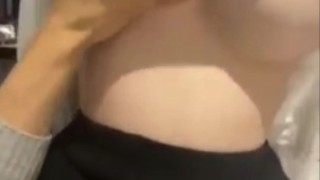 big natural tits college student girl has beautiful boobs!!