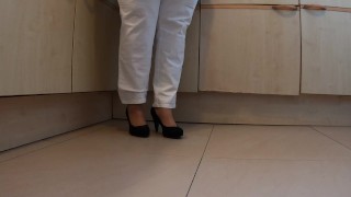 nylon feet new pumps pretty tight...