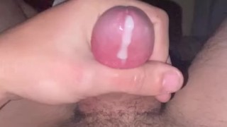 Slow motion cum shot