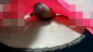 女装チクニー厄介な男は乳首と道具に慣れます///