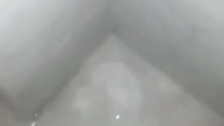 En el baño