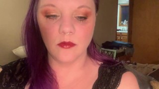 Putting on thigh high stockings bbw lingerie try on huge natural tits pawg