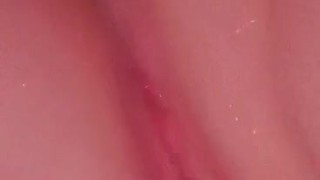Wet pussy play in car