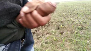 Indian masturbation in outdoor handjob sex