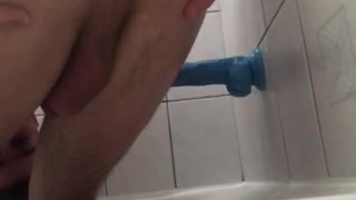 DILDO IN MY ASS IN THE SHOWER