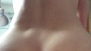 RIDING IT GOOD, BIG DILDO IN MY ASS