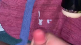 Quick fleshlight fuck