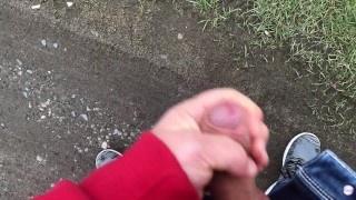 outdoor wank - no cum
