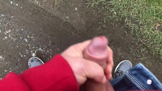 outdoor wank - no cum