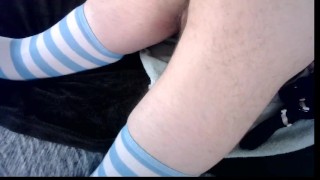 Cumming in my Panties!!!: Anal Cum Close-up Asshole Fetish Cum on Ass Sexy Boi Big Cock - Tekashibis