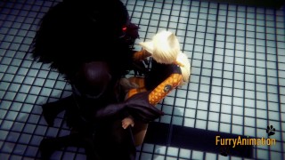 Furry Yaoi - Demond Wolf and Cute Fox Yiff 2/2