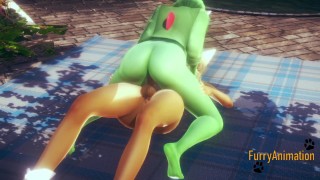 Pokemon Hentai - Gardevoir & Eevee Yiff 2:2