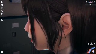 School uniforms　H　bac hug　honey select2　japanese