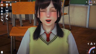School uniforms　H　Face-to-face position　　honey select2　japanese