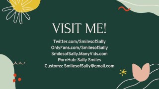 Masturbating to JOI Porn - Bisexual Babe - Sally Smiles
