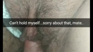 My bride and then wife fucked in ass and pussy bareback with a fertile creampie! [Snapchat Cuckold]]