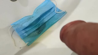 Pee on covid mask, nice smell now ;)