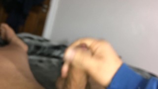 HANDJOB Daddy cock alone